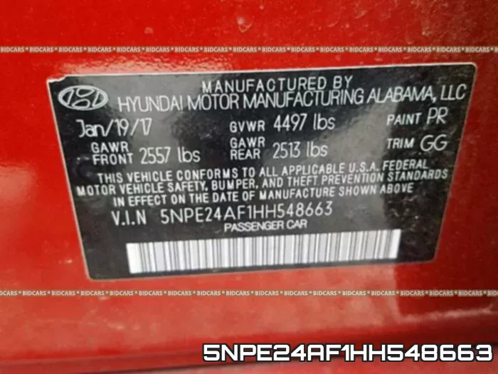 5NPE24AF1HH548663 фото 2