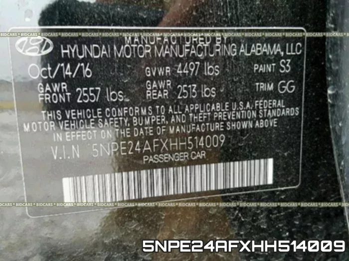 5NPE24AFXHH514009 фото 2