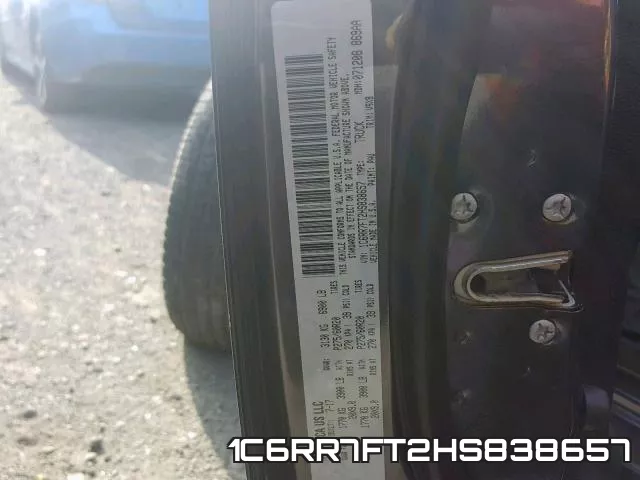 1C6RR7FT2HS838657 фото 2