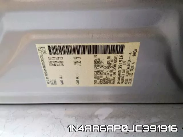 1N4AA6AP0JC391916 фото 2