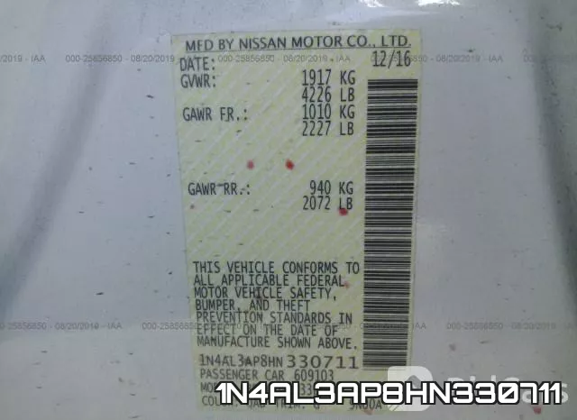 1N4AL3AP8HN330711 фото 10