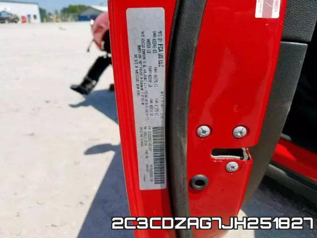 2C3CDZAG7JH251827 фото 2