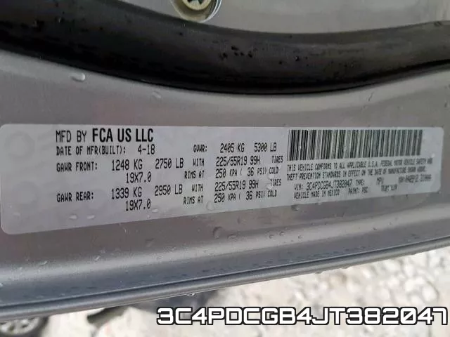 3C4PDCGB4JT382047 фото 2