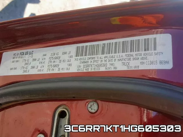 3C6RR7KT1HG605303 фото 2