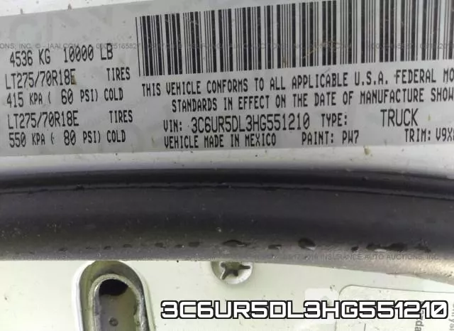 3C6UR5DL3HG551210 фото 10