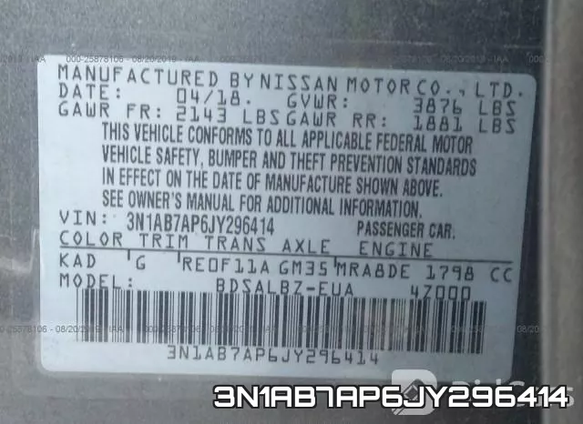 3N1AB7AP6JY296414 фото 10