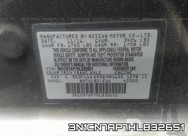3N1CN7AP7HL832651 фото 10