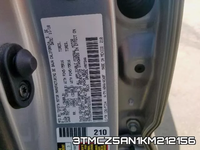 3TMCZ5AN1KM212156 фото 2