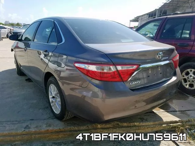 4T1BF1FK0HU759611 фото 4