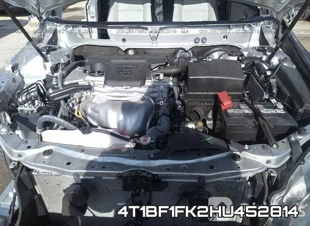 4T1BF1FK2HU452814 фото 2