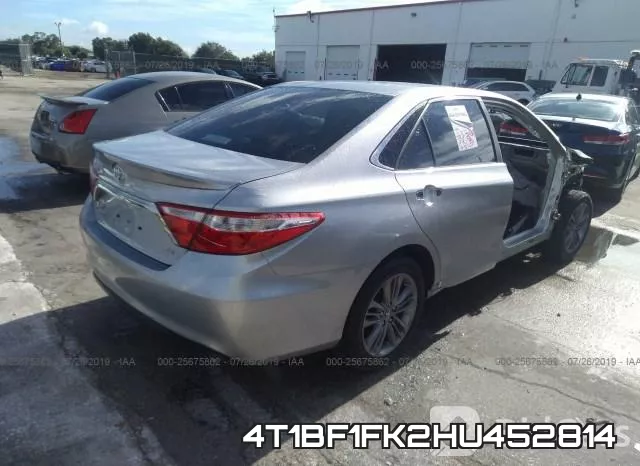 4T1BF1FK2HU452814 фото 5