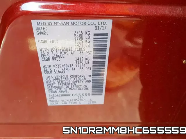 5N1DR2MM8HC655559 фото 2