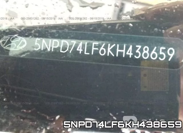 5NPD74LF6KH438659 фото 10