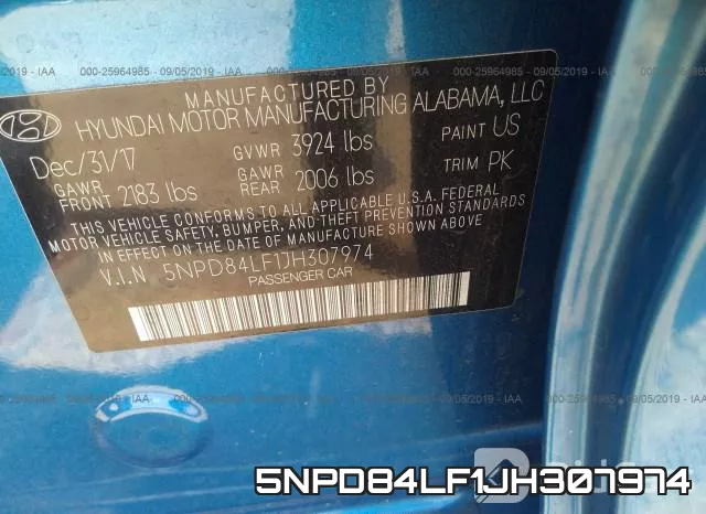 5NPD84LF1JH307974 фото 10