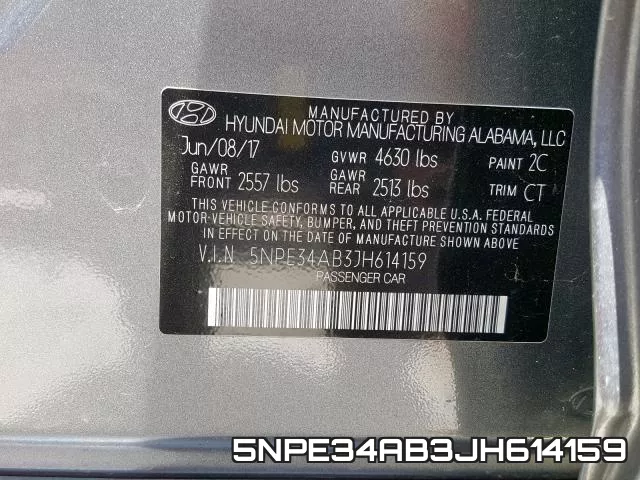 5NPE34AB3JH614159 фото 2