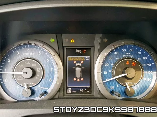 5TDYZ3DC9KS987888 фото 9