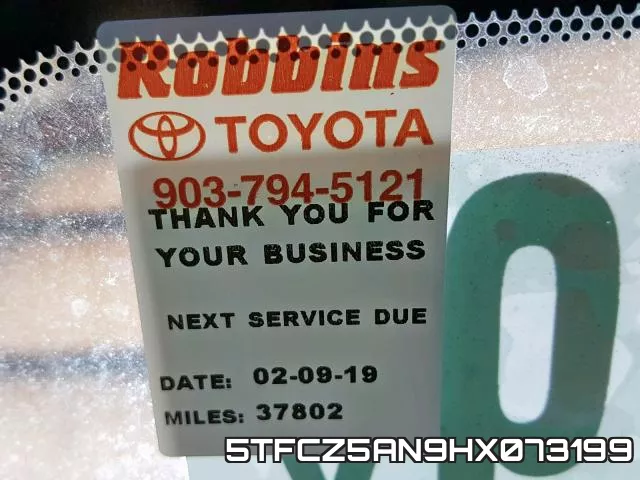 5TFCZ5AN9HX073199 фото 10