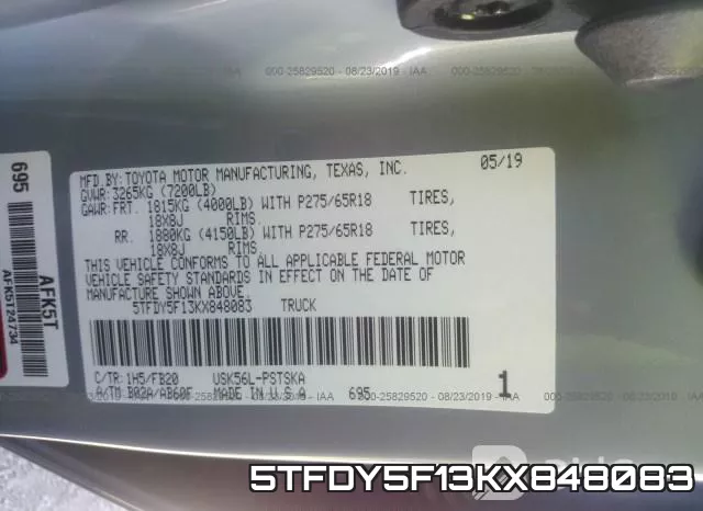 5TFDY5F13KX848083 фото 10