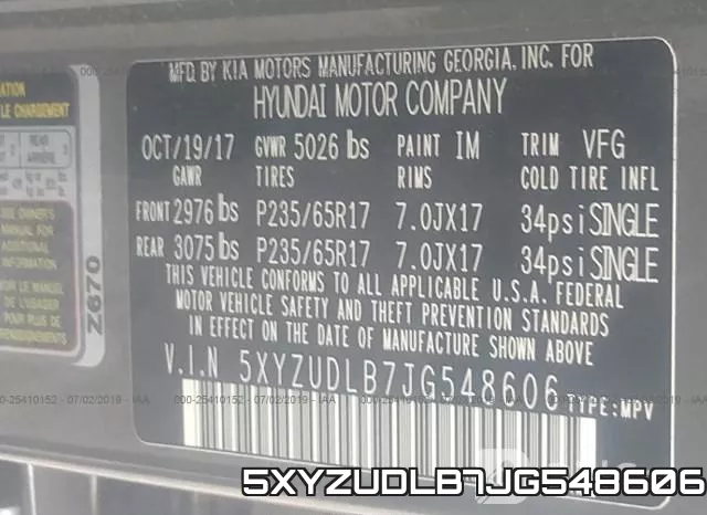 5XYZUDLB7JG548606 фото 10