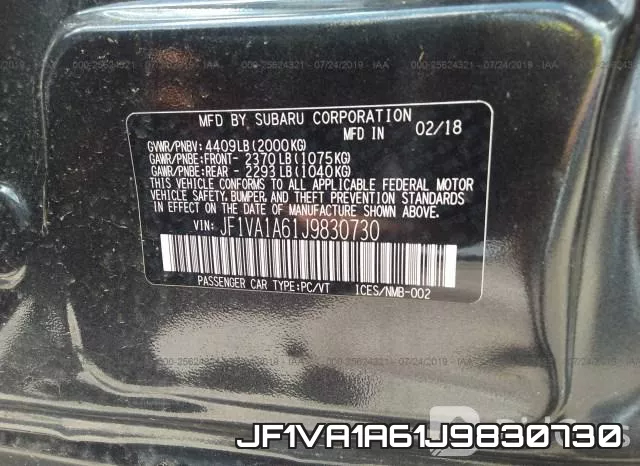 JF1VA1A61J9830730 фото 10