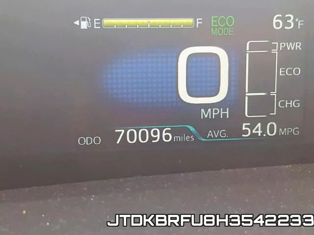 JTDKBRFU8H3542233 фото 9
