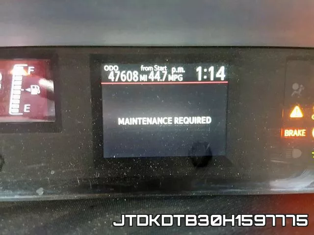 JTDKDTB30H1597775 фото 9