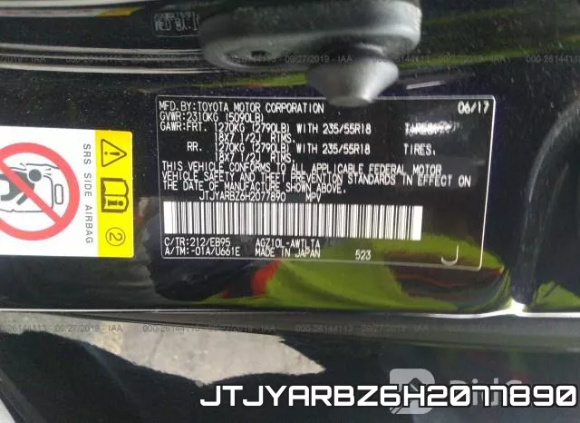 JTJYARBZ6H2077890 фото 10