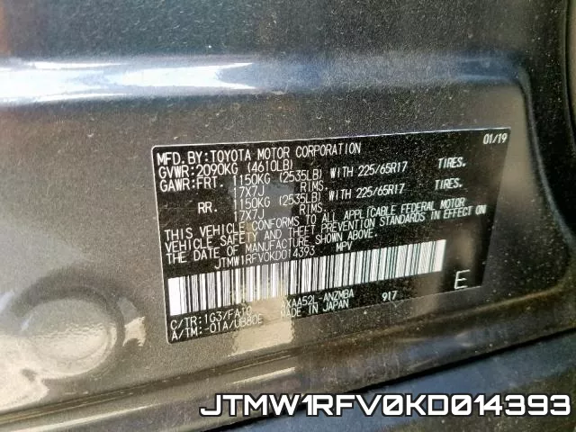 JTMW1RFV0KD014393 фото 2