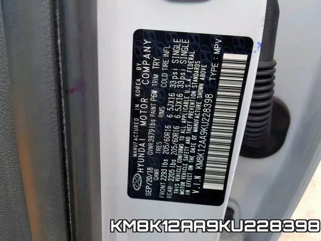 KM8K12AA9KU228398 фото 2