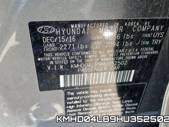 KMHD04LB9HU352502 фото 2