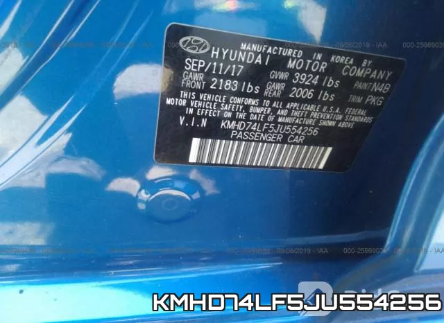 KMHD74LF5JU554256 фото 10