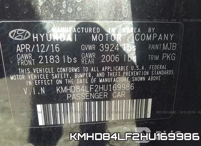 KMHD84LF2HU169986 фото 10