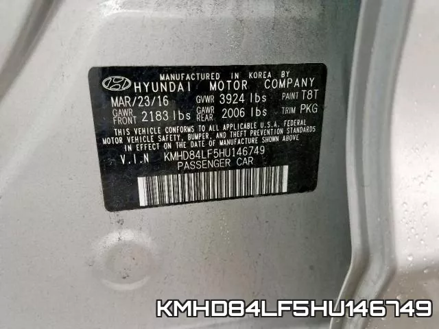 KMHD84LF5HU146749 фото 2