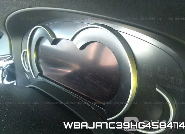 WBAJA7C39HG458474 фото 8