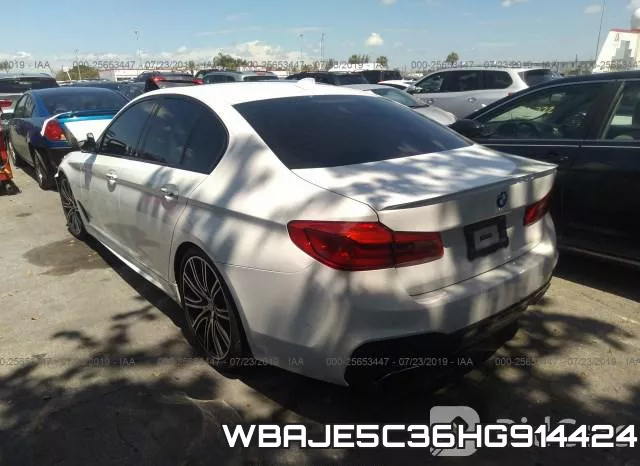 WBAJE5C36HG914424 фото 4