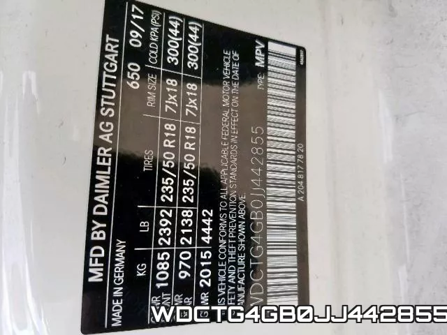 WDCTG4GB0JJ442855 фото 2