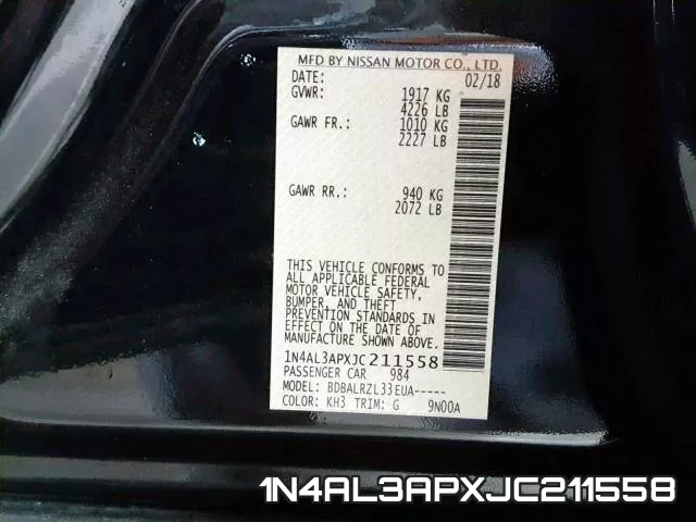 1N4AL3APXJC211558 фото 2