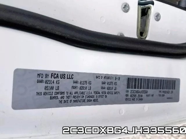 2C3CDXBG4JH335560 фото 2