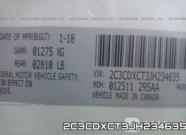 2C3CDXCT3JH234635 фото 10