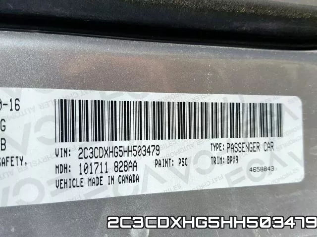 2C3CDXHG5HH503479 фото 2
