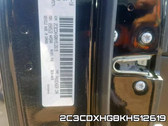 2C3CDXHG8KH512619 фото 2