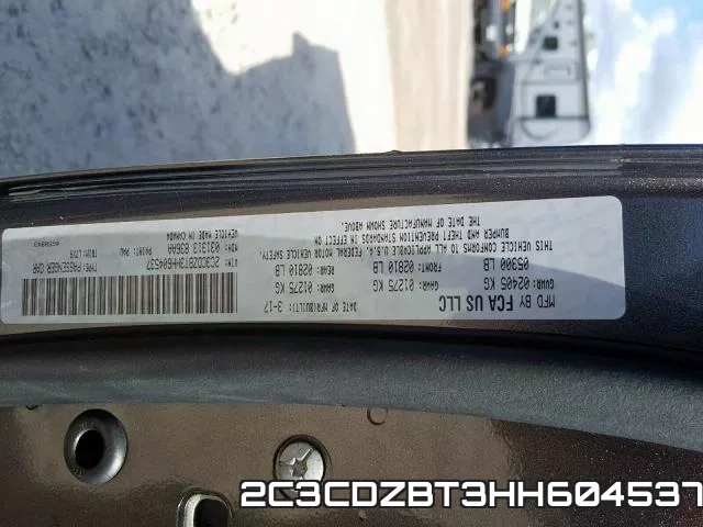 2C3CDZBT3HH604537 фото 2
