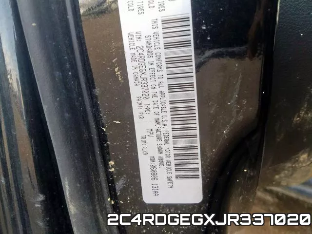 2C4RDGEGXJR337020 фото 2