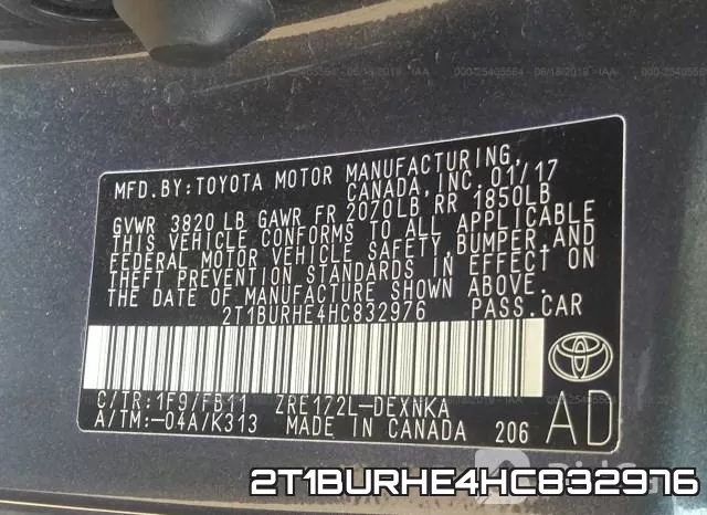 2T1BURHE4HC832976 фото 10
