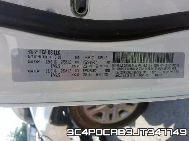 3C4PDCAB3JT347749 фото 2