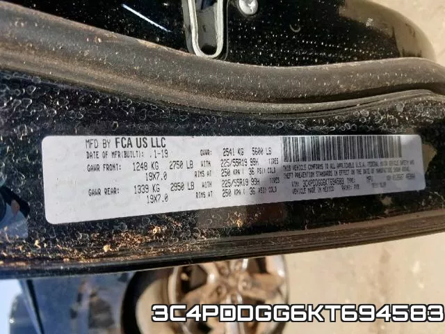 3C4PDDGG6KT694583 фото 2
