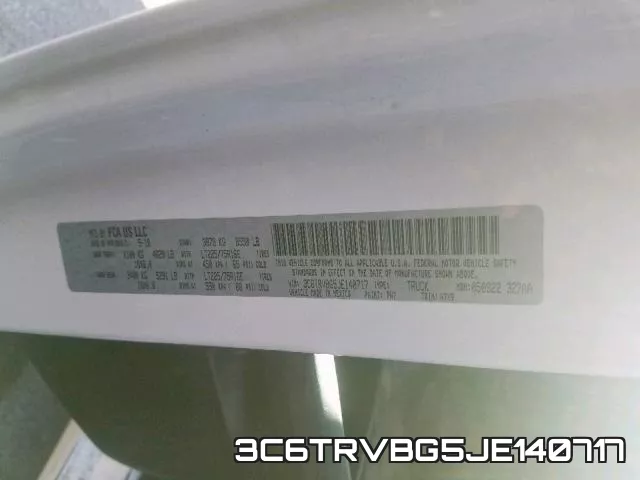 3C6TRVBG5JE140717 фото 2