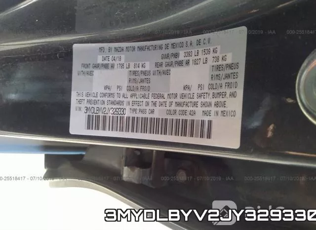 3MYDLBYV2JY329330 фото 10