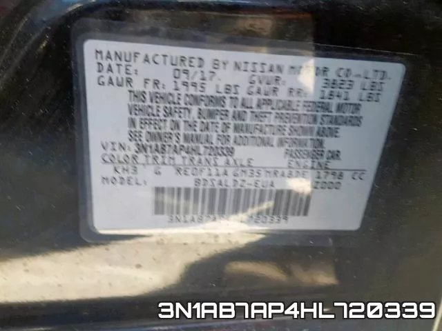 3N1AB7AP4HL720339 фото 2