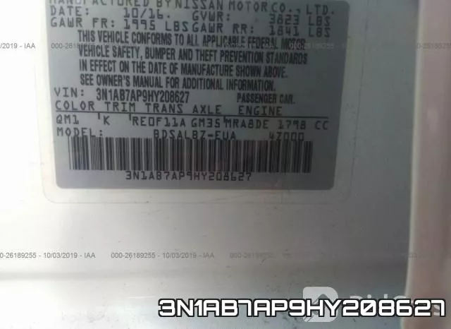 3N1AB7AP9HY208627 фото 10